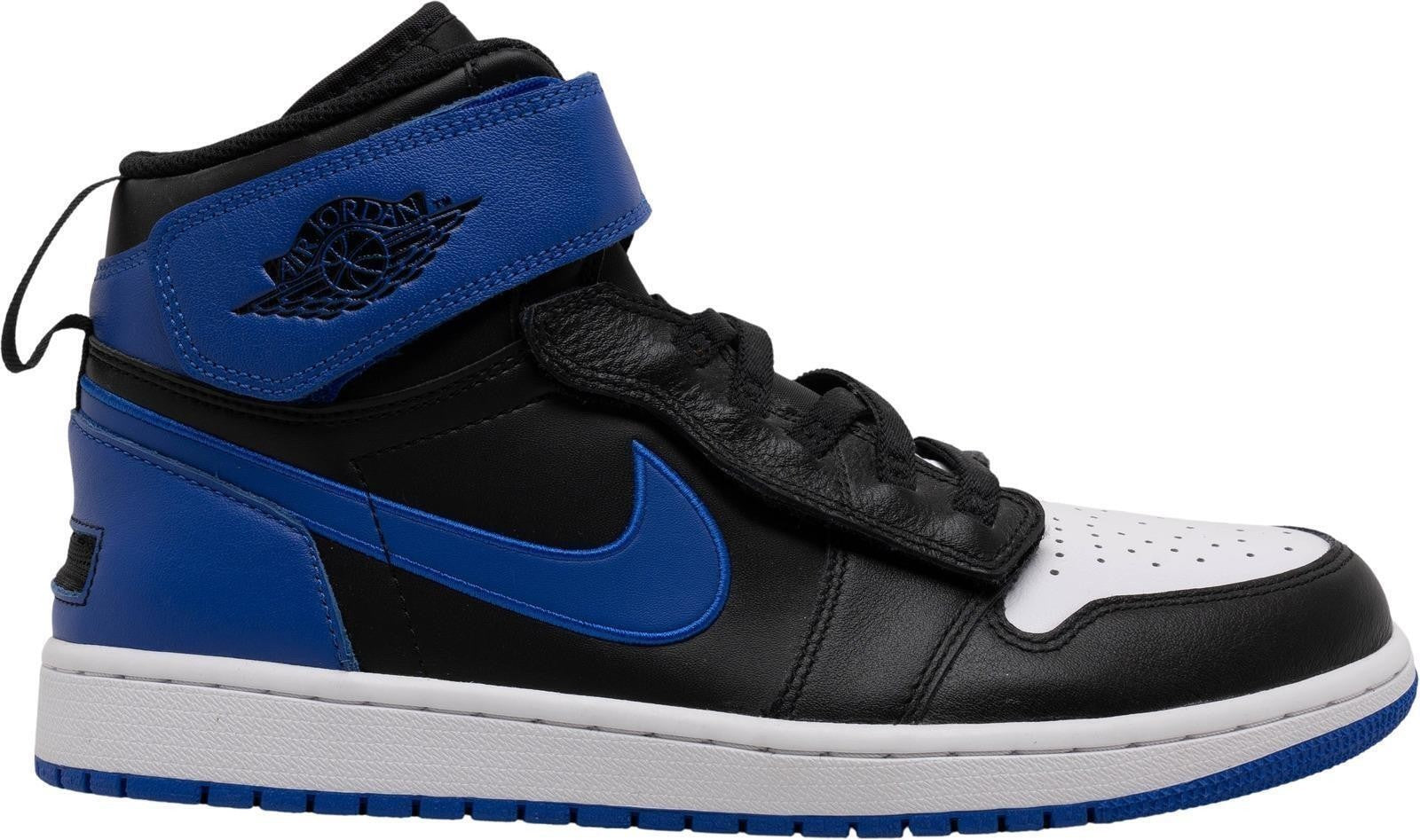 Jordan Air Jordan 1 High FlyEase Hyper Royal Black Blue White Sz 9.5