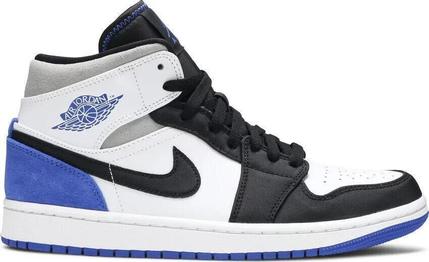 Air Jordan 1 SE Mid Royal Black Toe Size 11