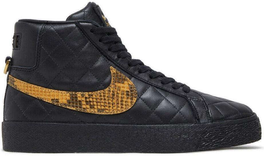 Size 12 - Supreme x Nike Zoom Blazer QS SB Mid Black Snakeskin