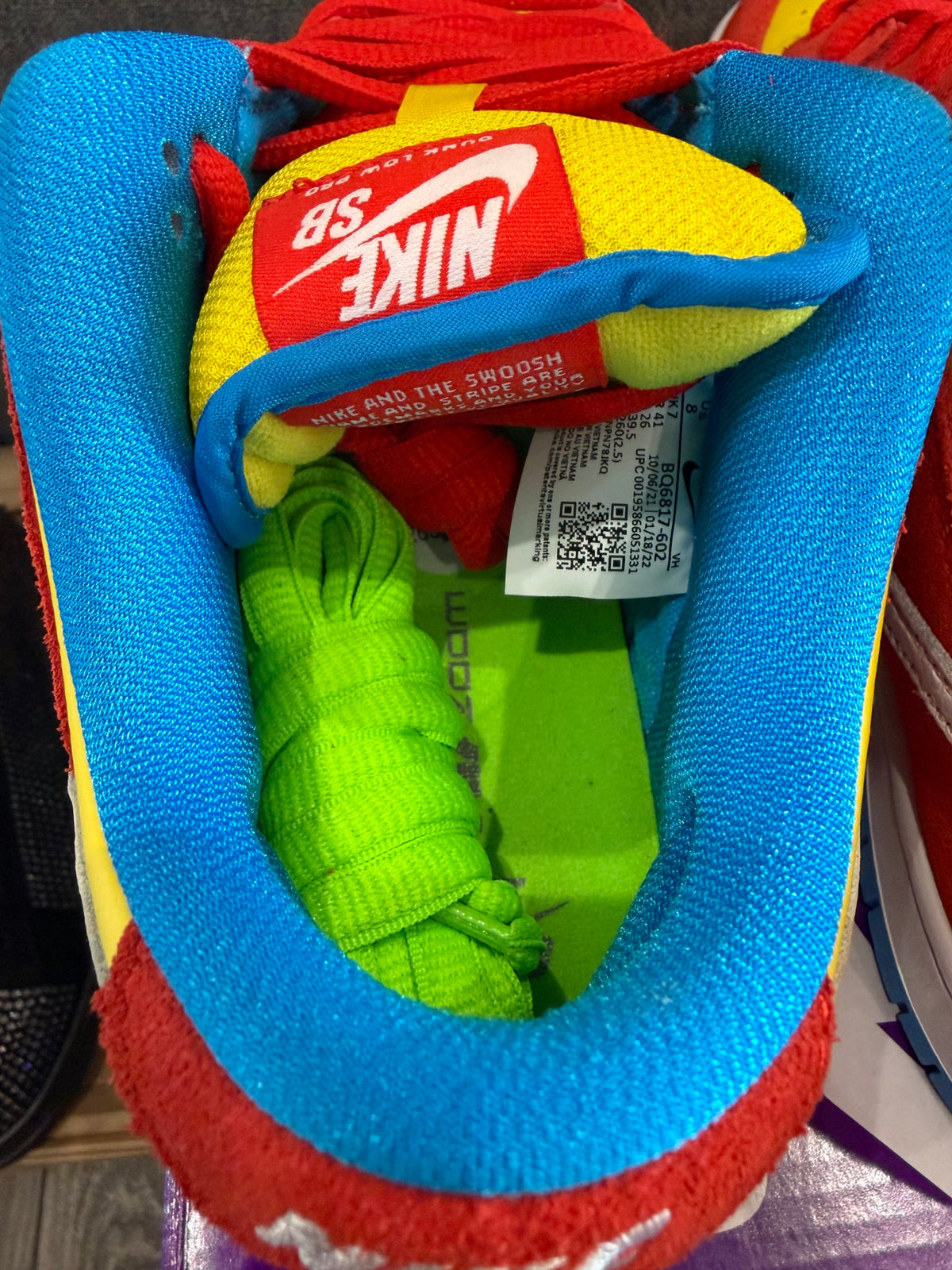 Nike SB Dunk Low Pro Bart Simpson
