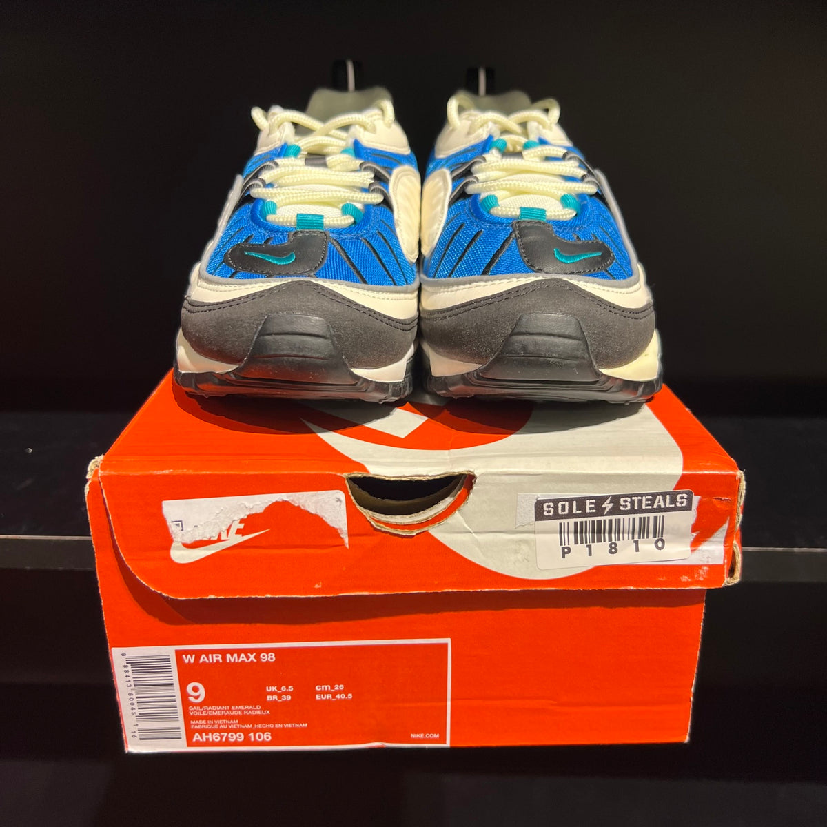 Nike Air Max 98 Radiant Emerald (Women's) used