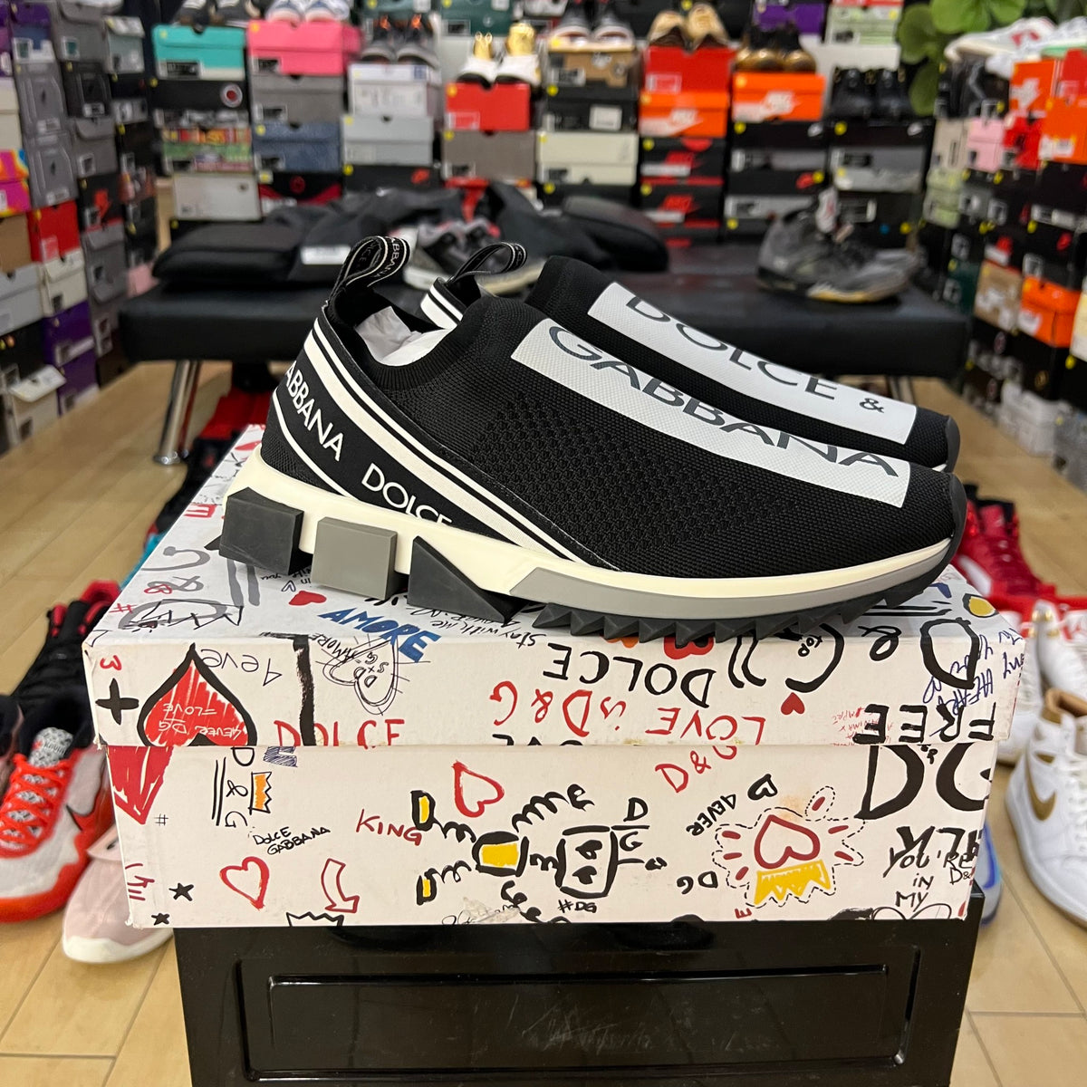 Dolce & Gabbana Sorrento Melt Black White