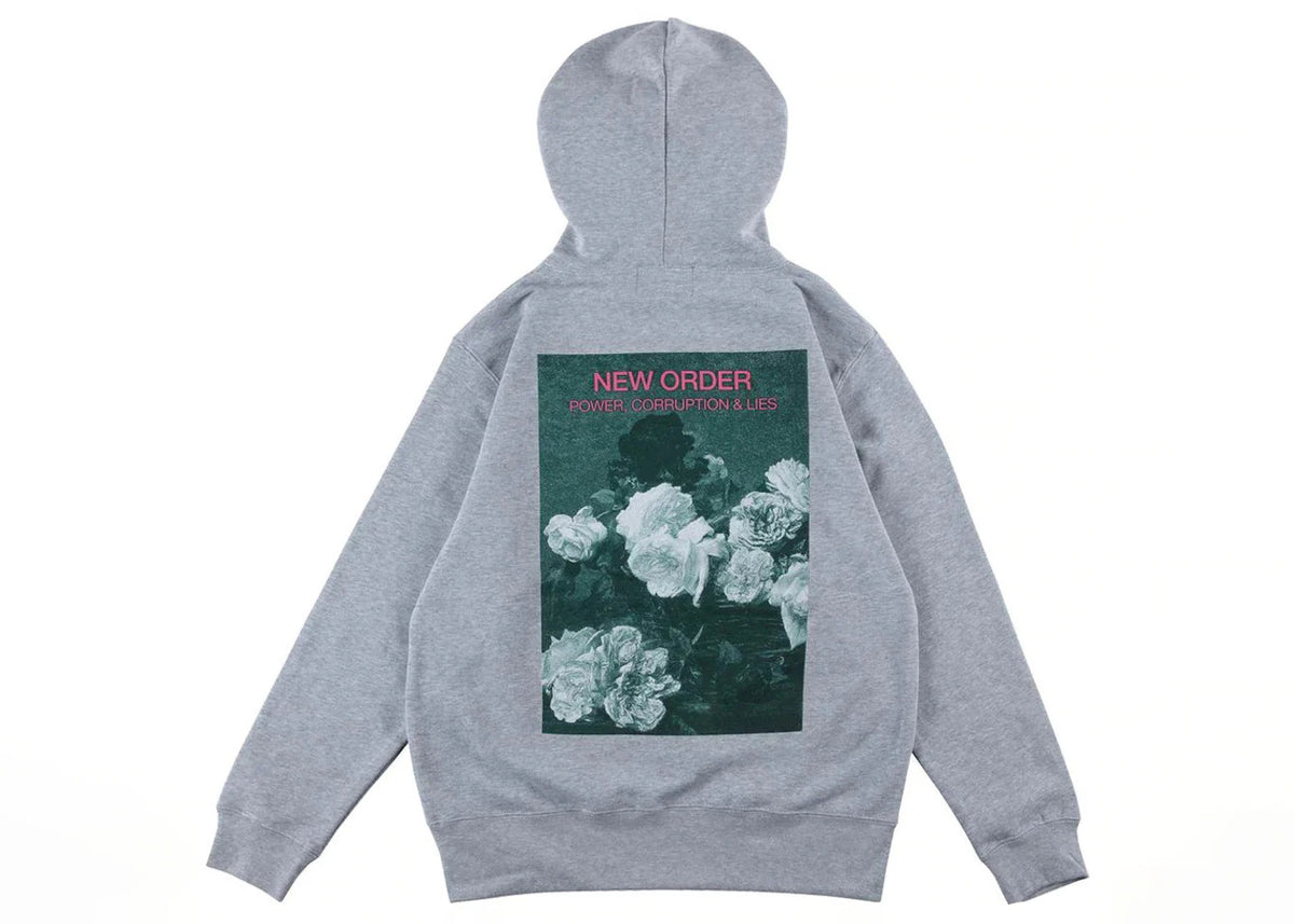 Medicom x Sync Neworder Power Corruption And Lies Pullover Hoodie Heather Grey