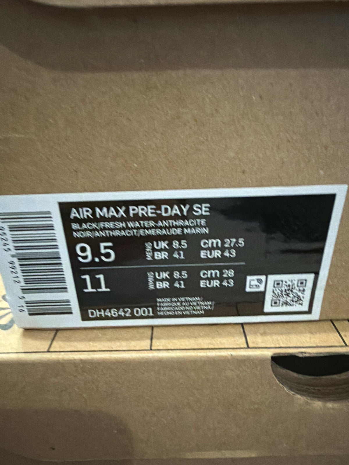 Nike Air Max Pre-Day Black Freshwater