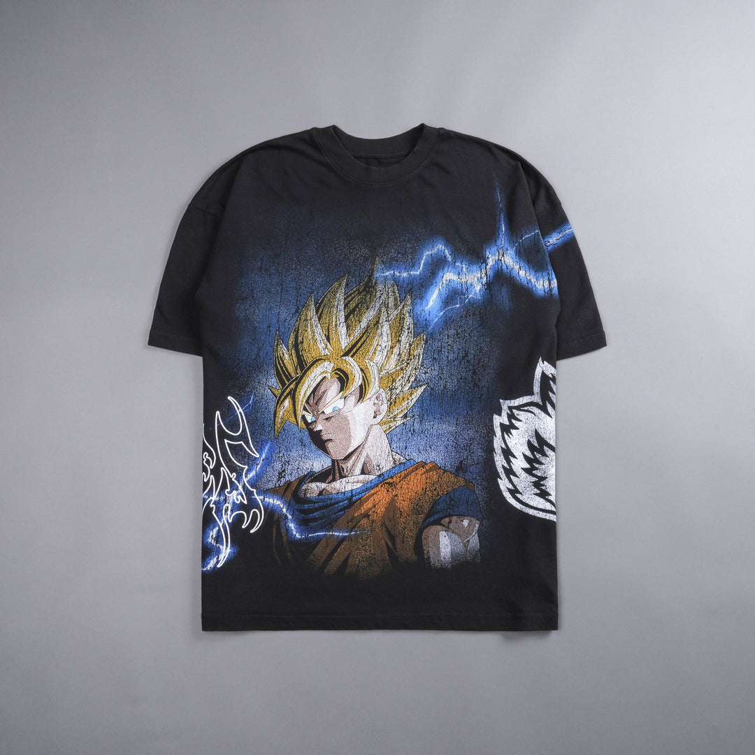 Darc Sport x DBZ Goku Side by Side Tee Black Sz M