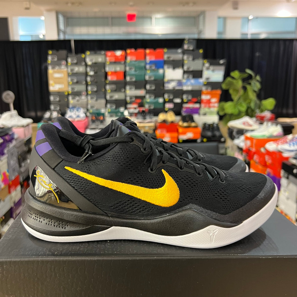 Nike Kobe 8 Protro Lakers Away used rep box
