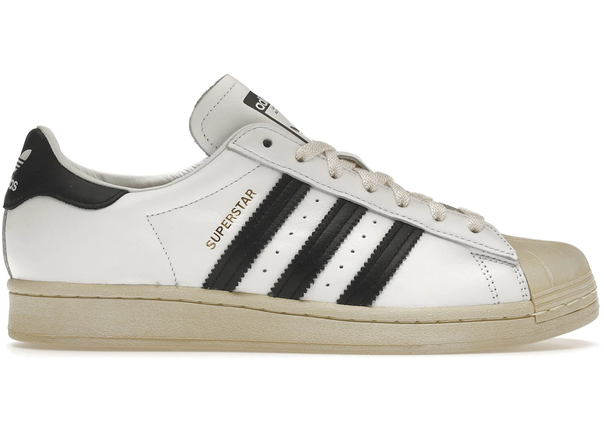 adidas Superstar White Black Aged Sole