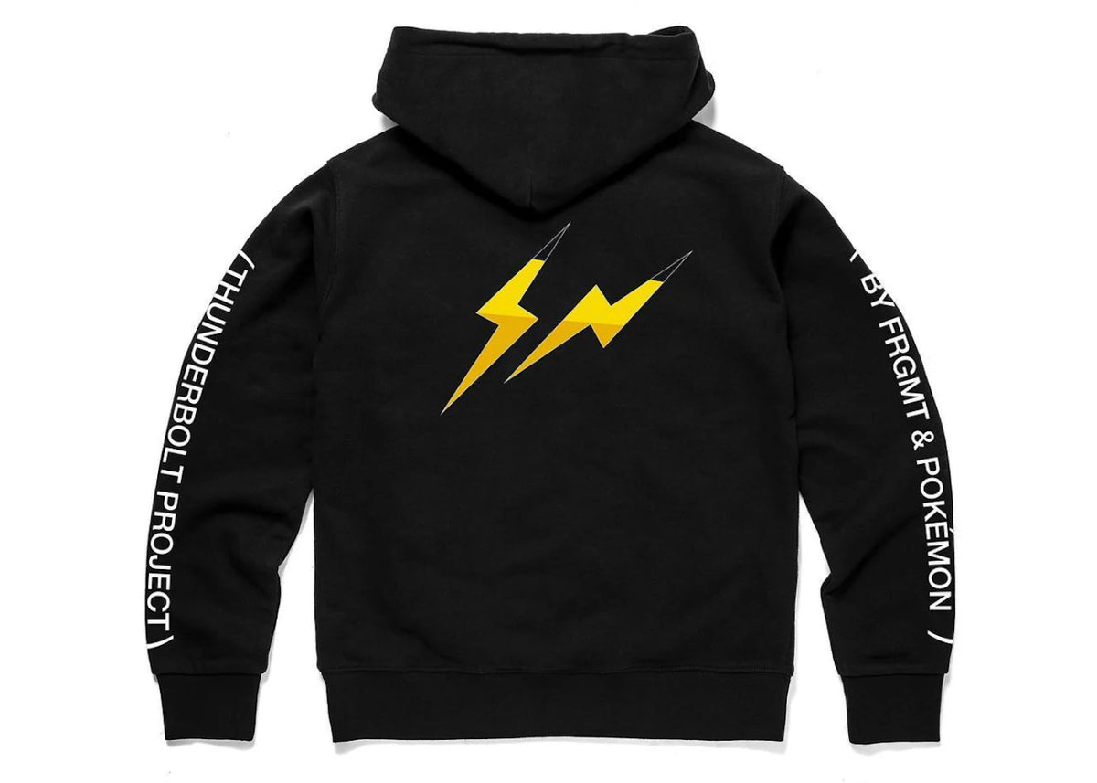 FRGMT x Pokemon Logo Hoodie Black