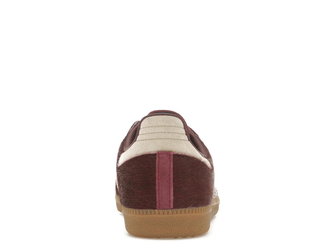adidas Samba OG Maroon Sand Strata Pony (Women's)