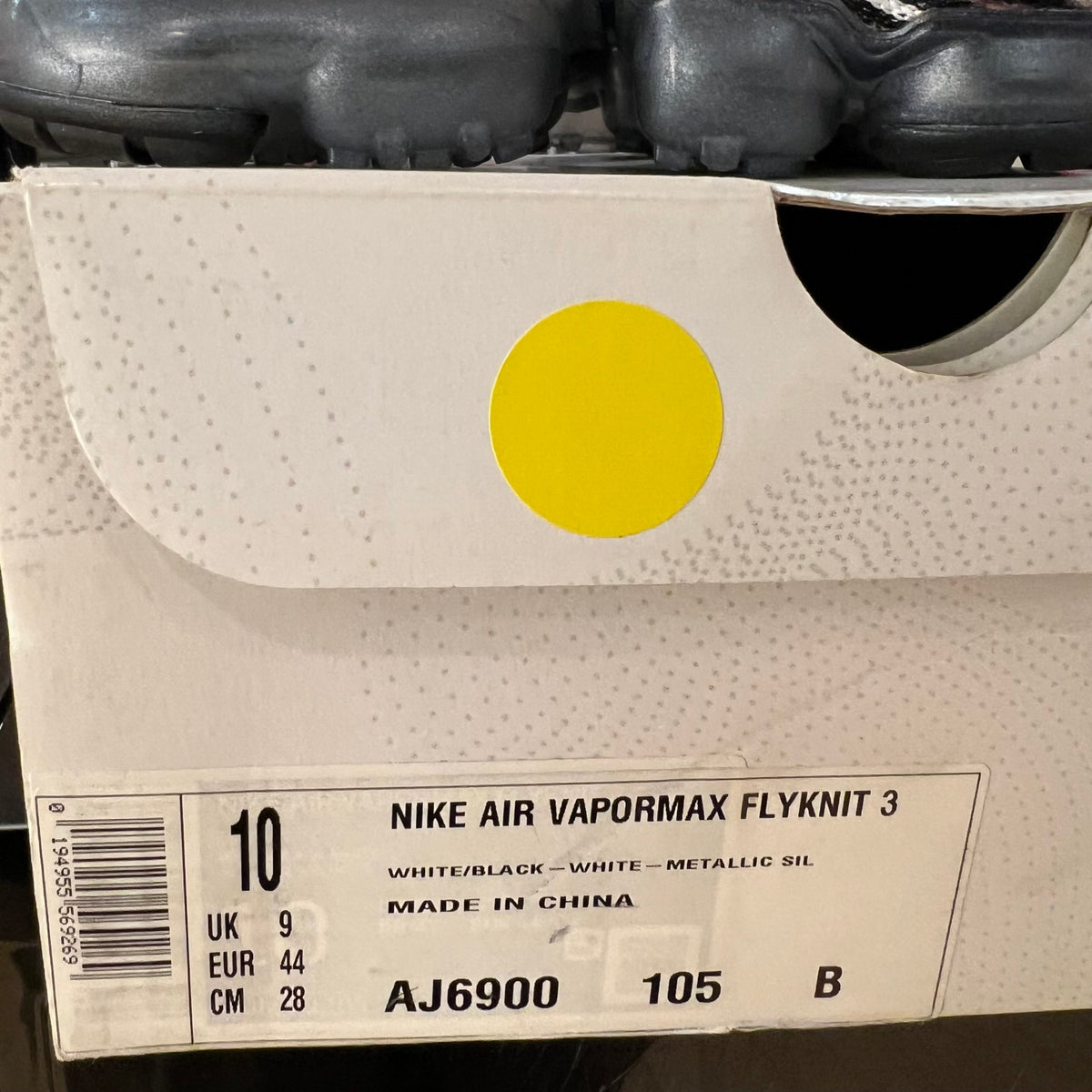 Nike Air VaporMax Flyknit 3 Zebra used b grade 