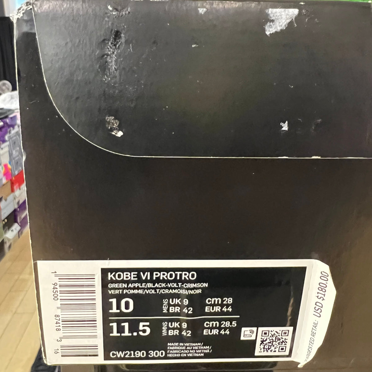 Nike Kobe 6 Protro Grinch (2020) used