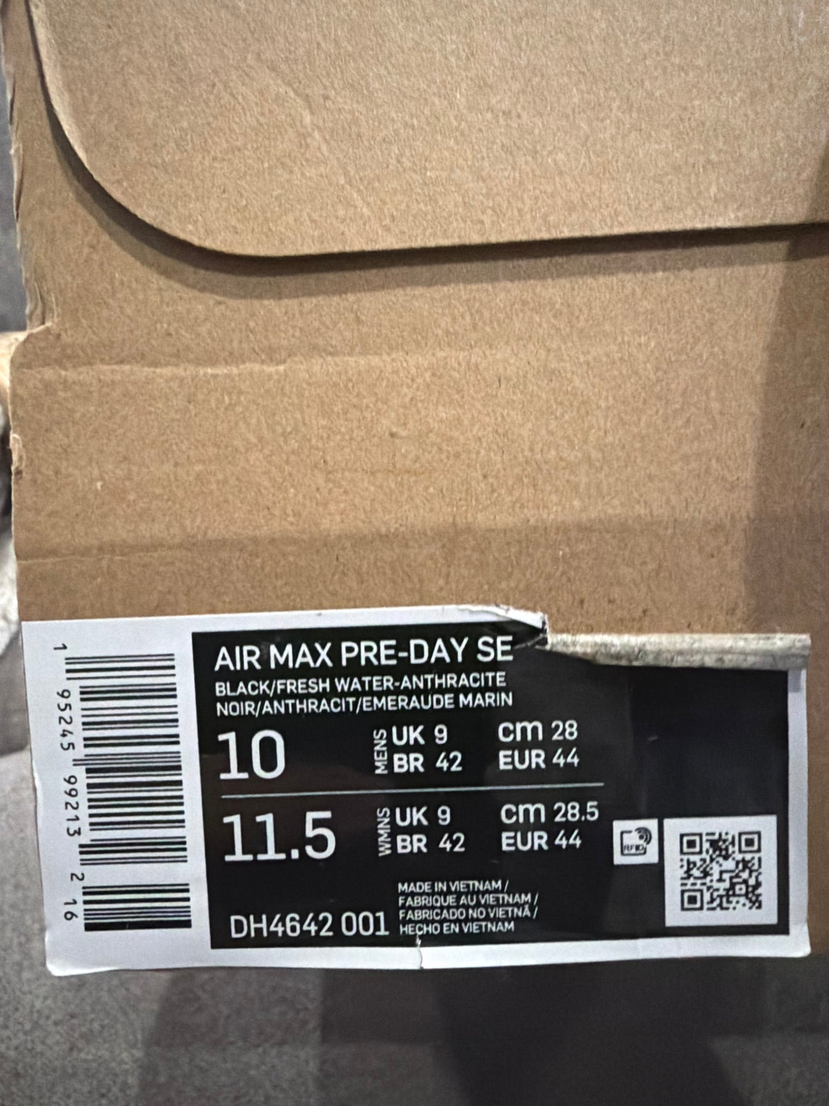 Nike Air Max Pre-Day Black Freshwater