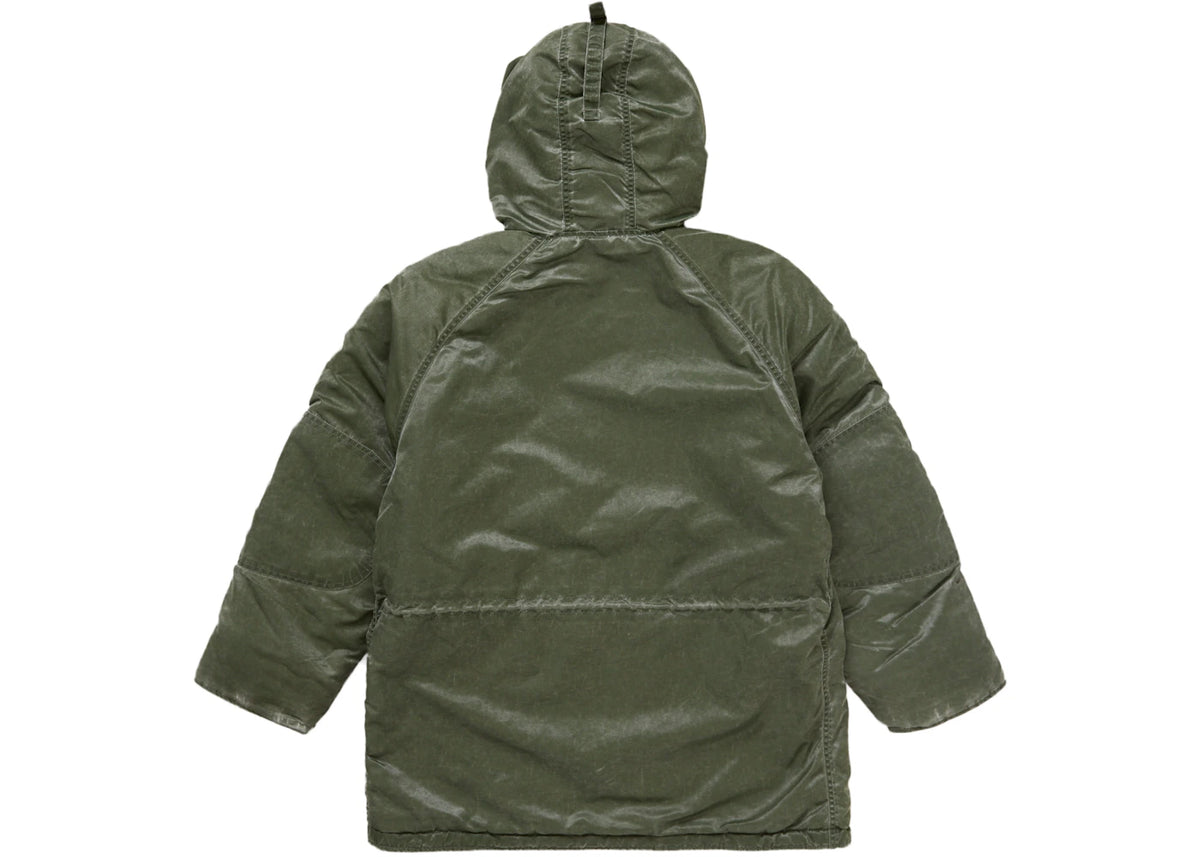 Supreme Washed Flight Satin N 3B Parka Olive