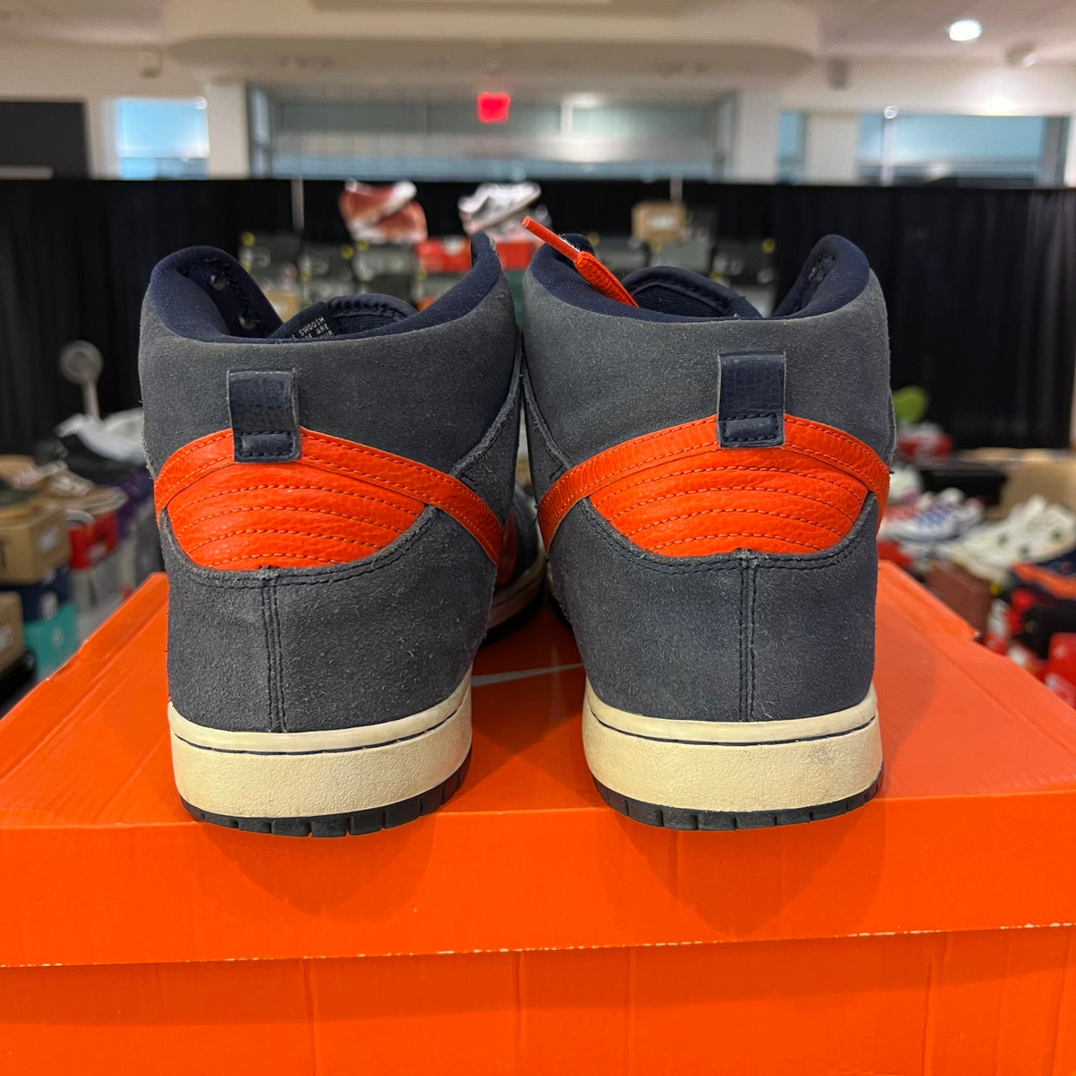 Nike SB Dunk High Syracuse used rep box