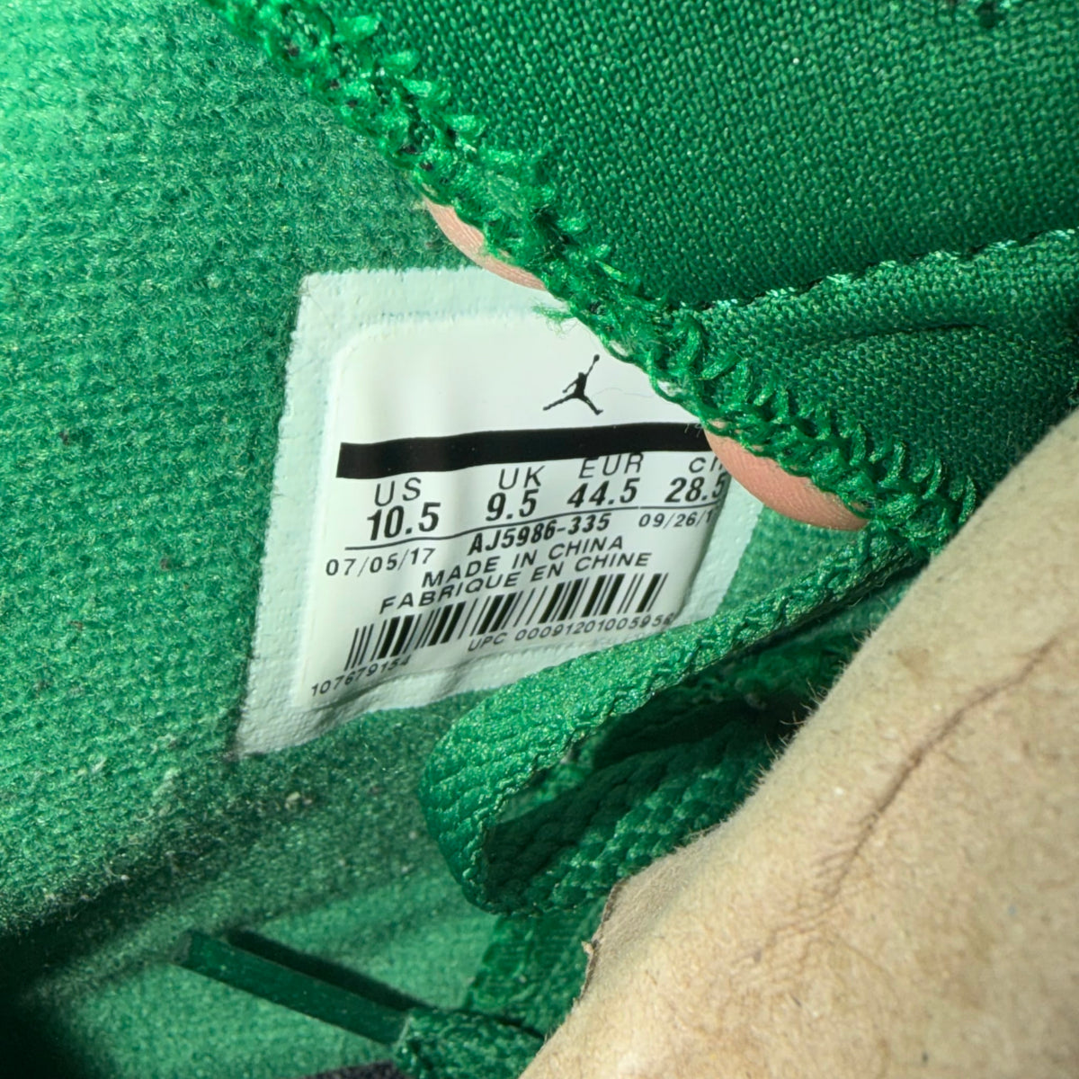 Jordan 6 Retro Gatorade Green (used)