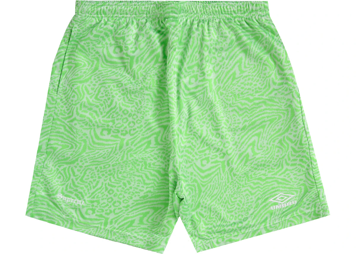 Supreme Umbro Jacquard Animal Print Soccer Short White