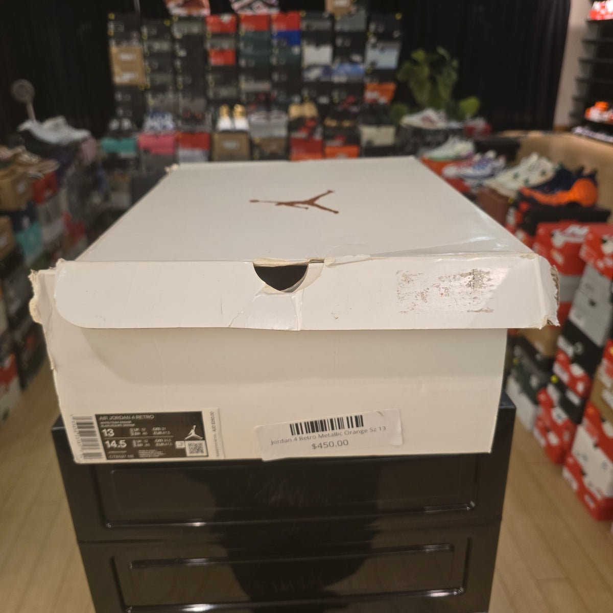 Jordan 4 Retro Metallic Orange USED