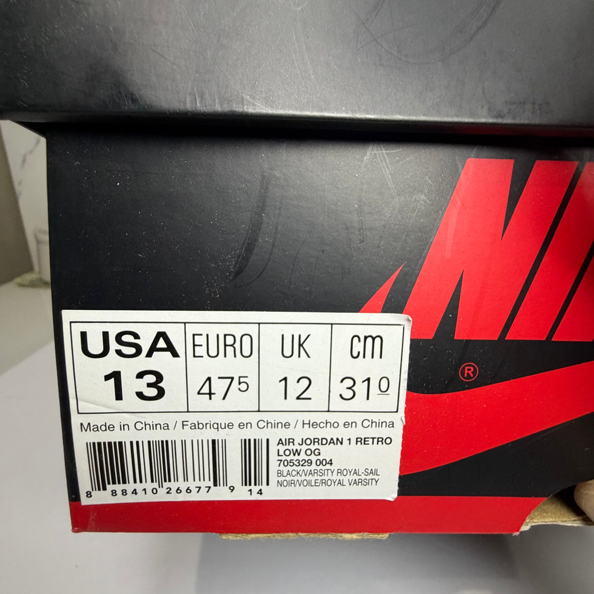 Jordan 1 Retro Low Royal (2015) used