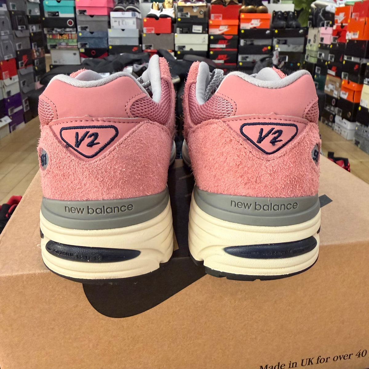 New Balance 991v2 MiUK Brandied Apricot (used)