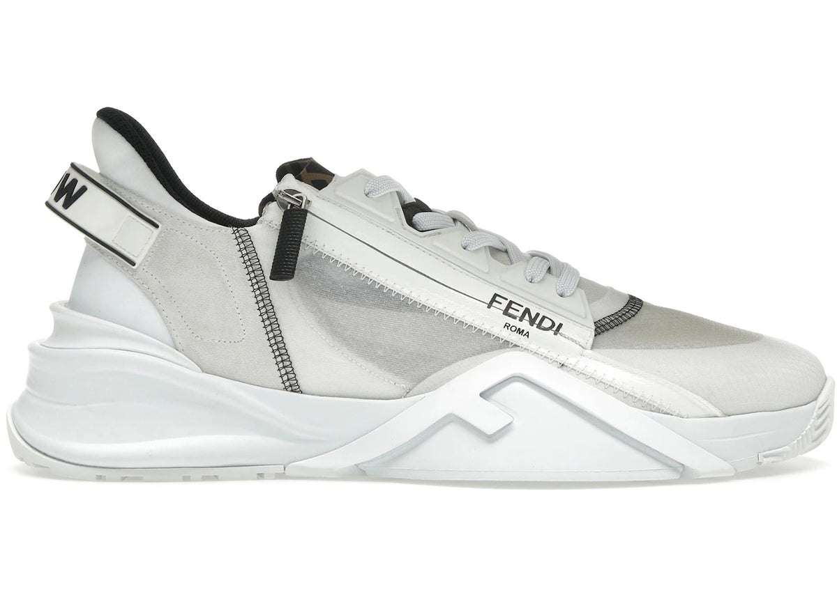 Fendi Nylon Low Top White