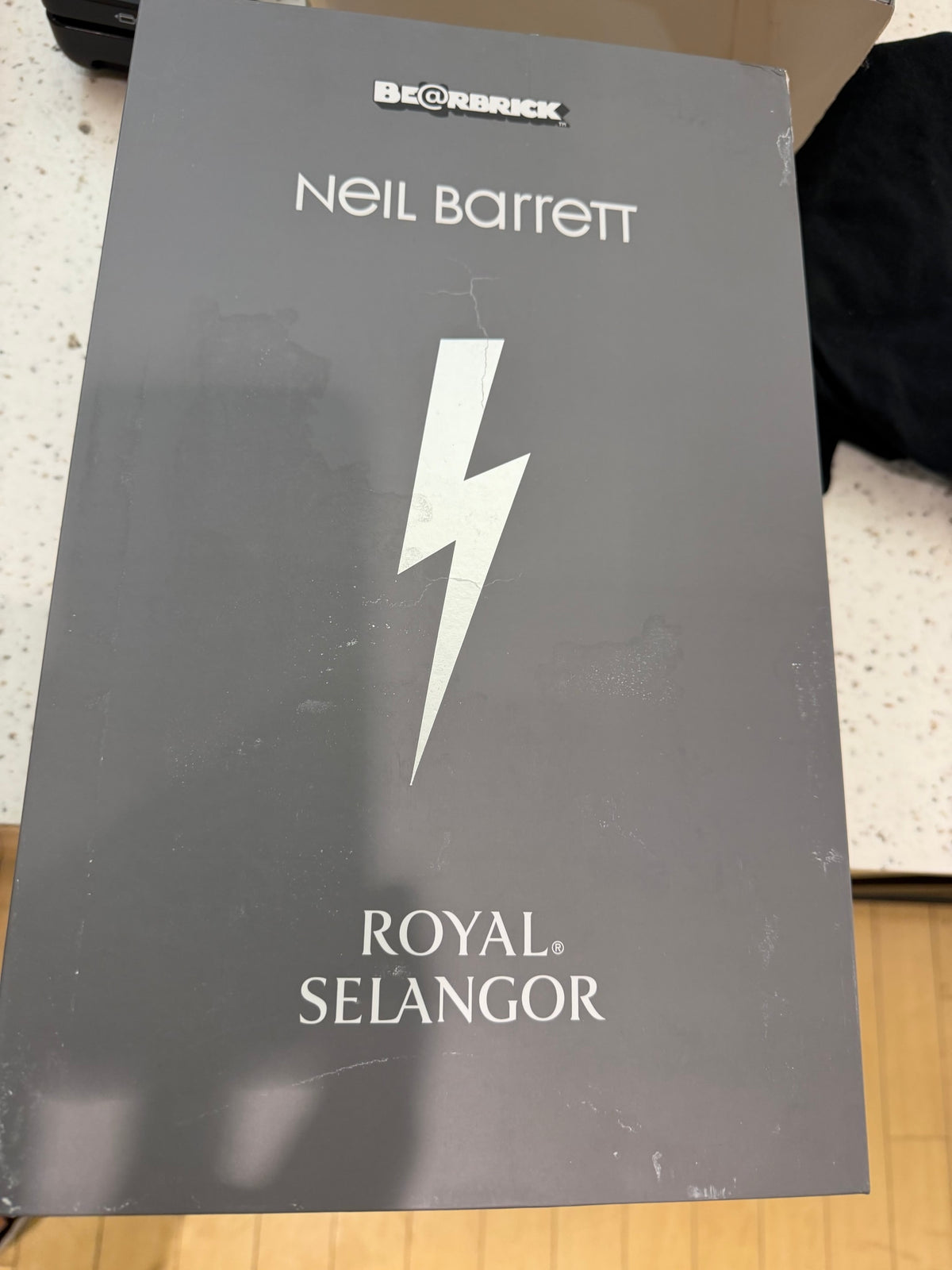 Bearbrick x Neil Barrett x Royal Selangor 400% Silver