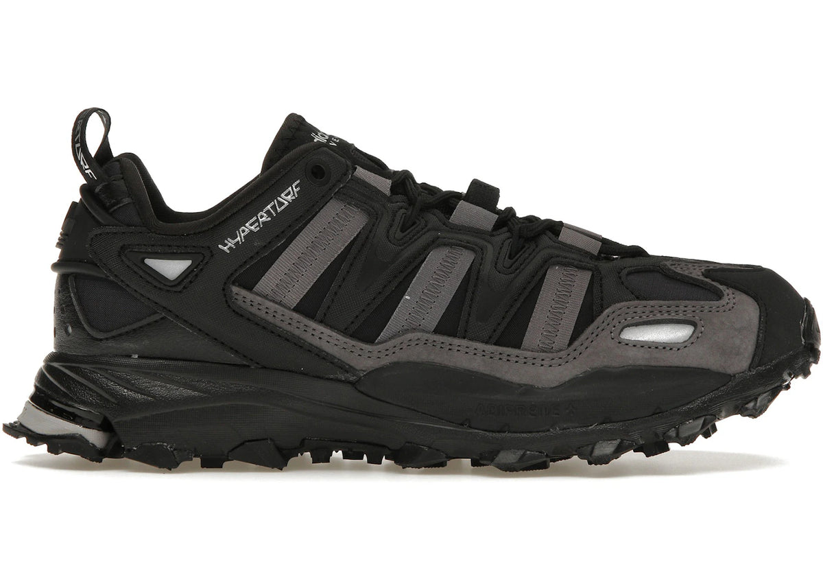 adidas Hyperturf Core Black Silver Metallic Trace Grey
