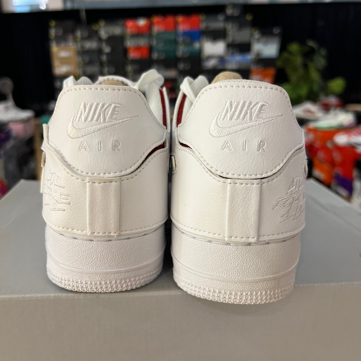 Nike Air Force 1/1 White Varsity Red used
