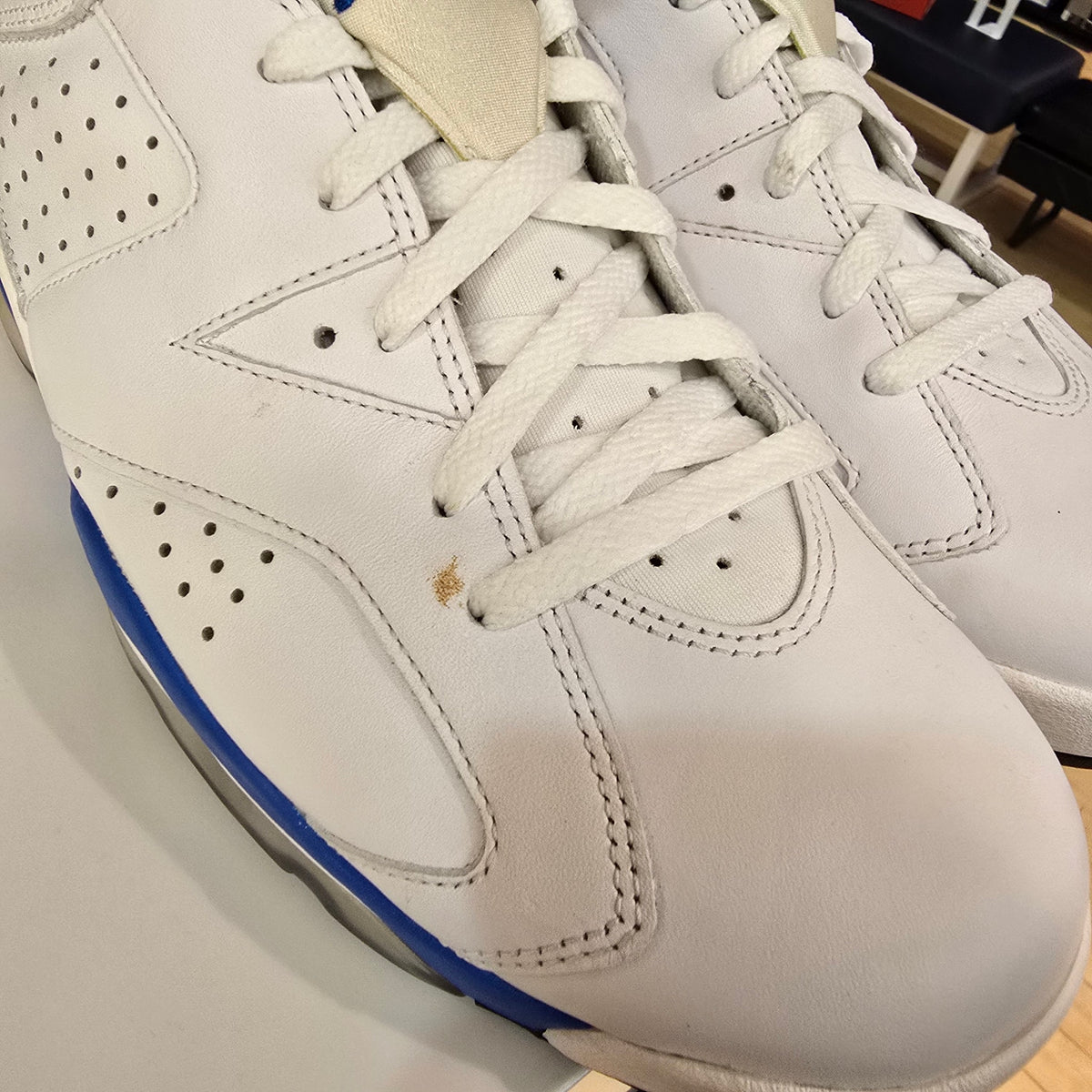 Jordan 6 Retro Sport Blue (2014) USED REP BOX