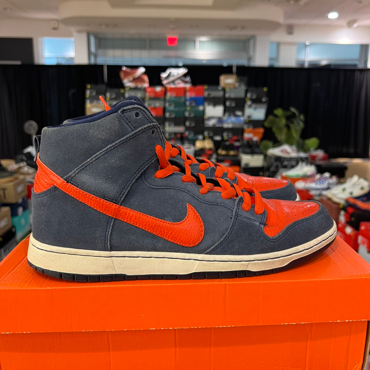 Nike SB Dunk High Syracuse used rep box