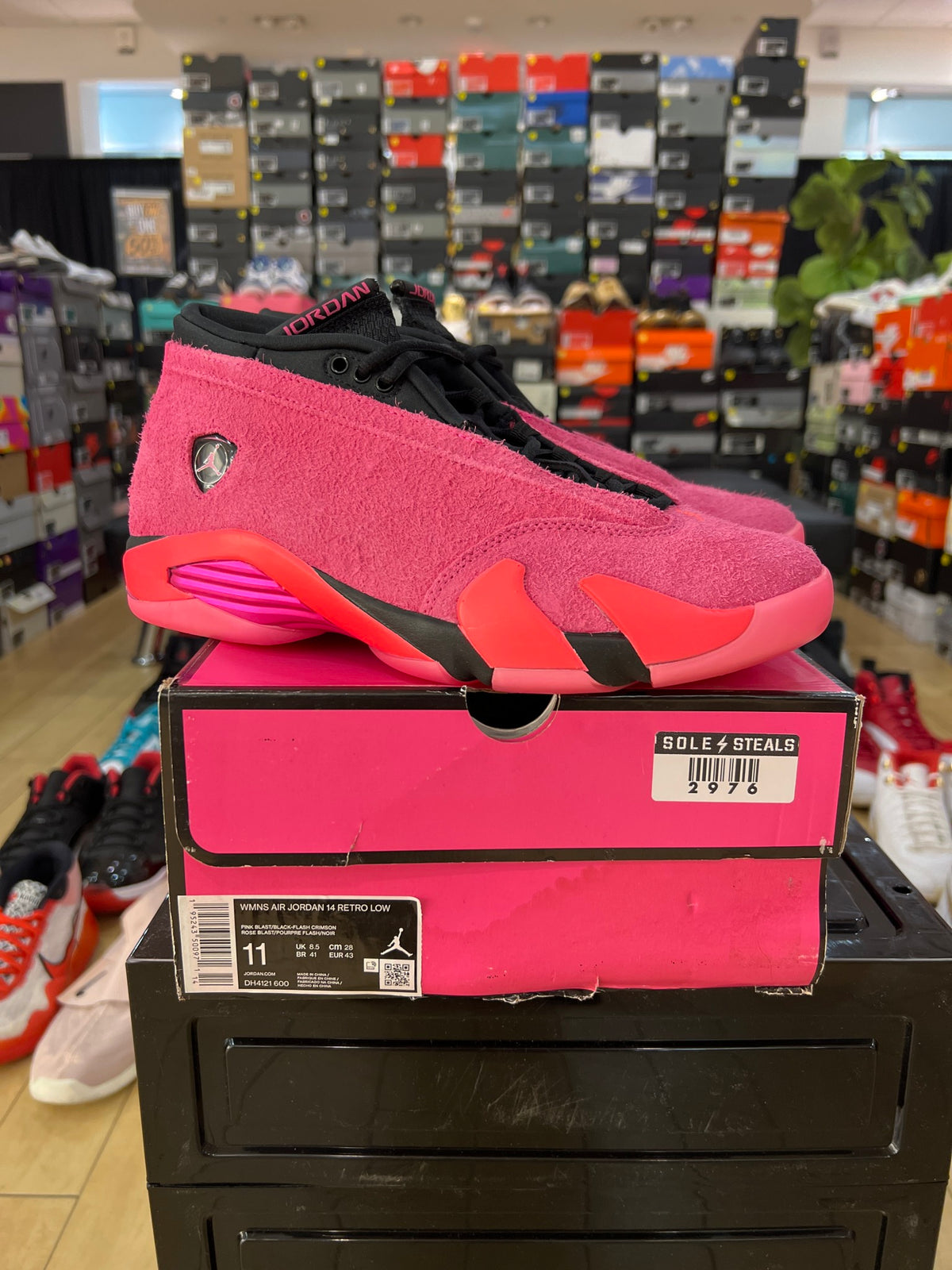 Jordan 14 Retro Low Shocking Pink (Women's) b grade