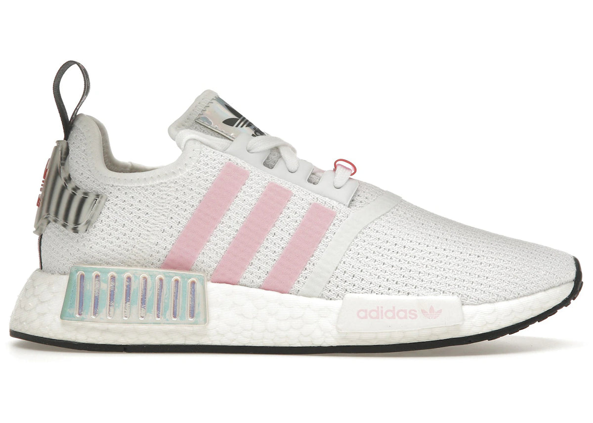 adidas NMD R1 White True Pink Hologram (Women's)