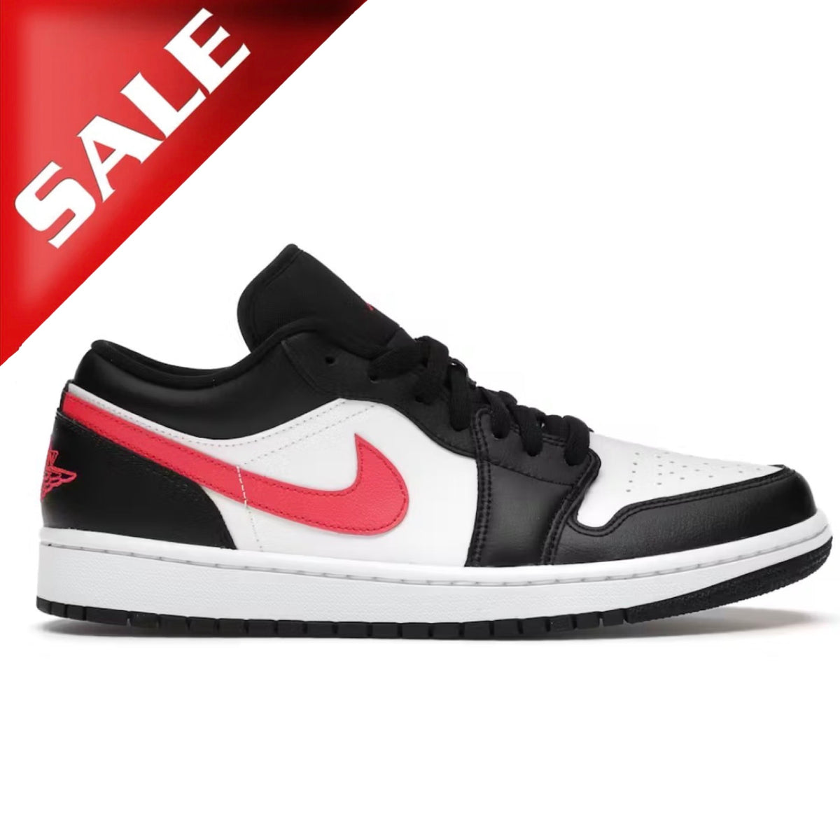 Jordan 1 Low Black Siren Red (Women's)