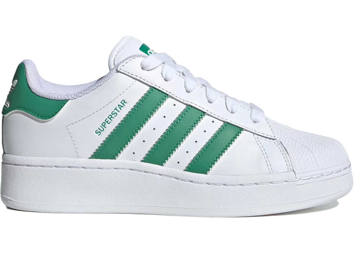 adidas Superstar XLG White Semi Court Green (Women's)