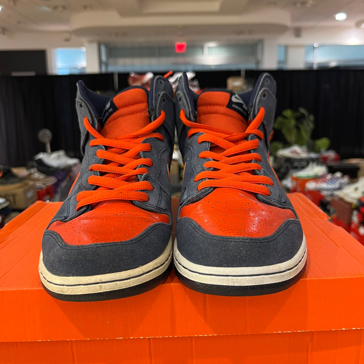 Nike SB Dunk High Syracuse used rep box