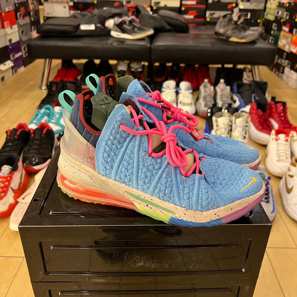 Nike LeBron 18 Best of 1-9 Light Blue