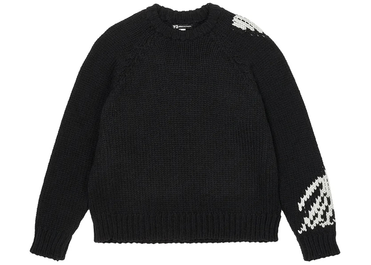 Palace Y-3 Knit Crew Black