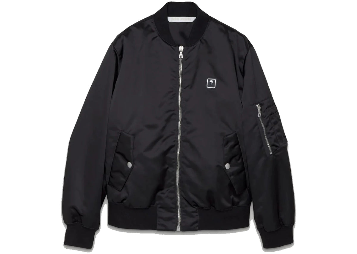 Palm Angels Palm Tree Bomber Jacket Black