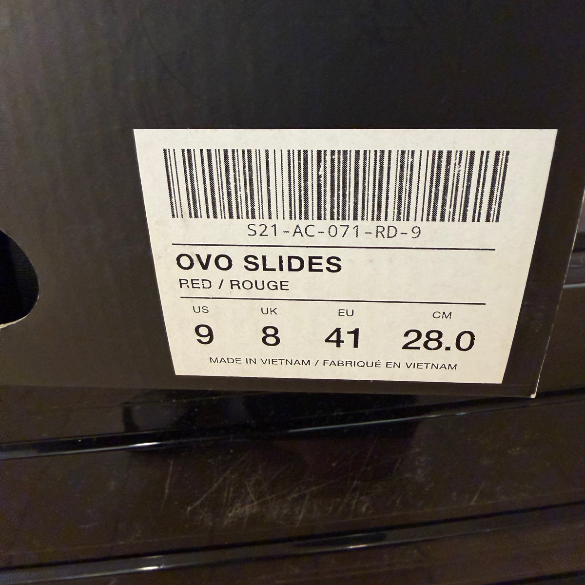 OVO Slide Red (Used)