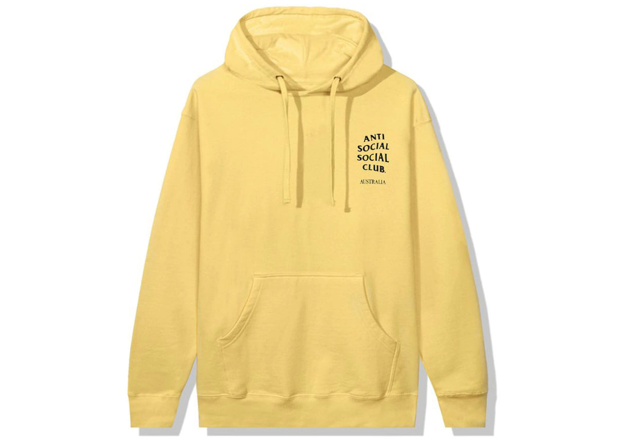 Anti Social Social Club Australia Hoodie Yellow