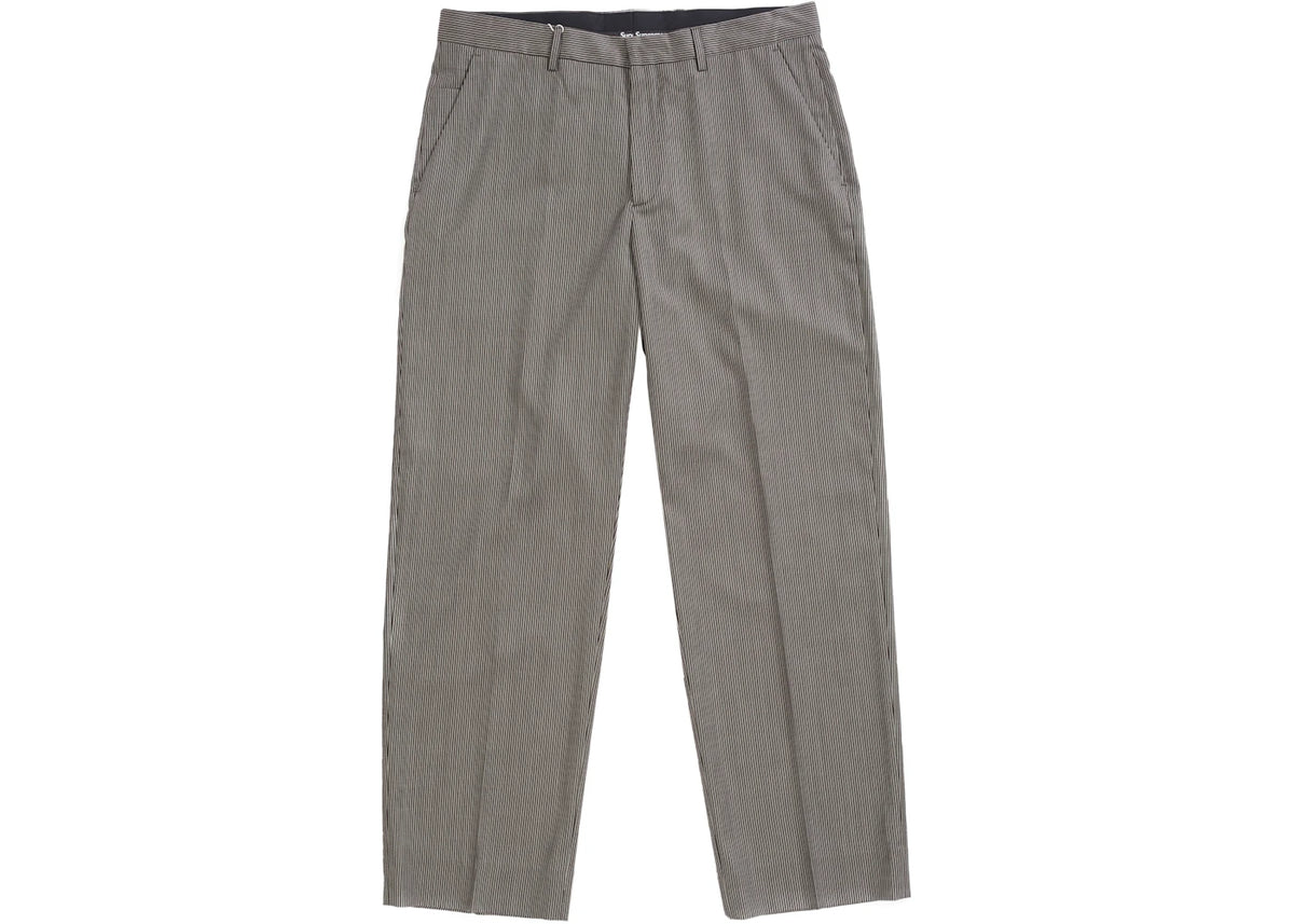 Supreme Striped Wool Trouser Brown Stripe