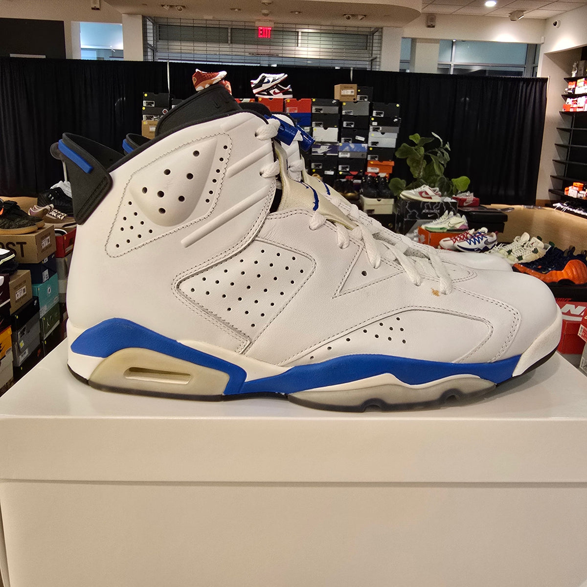 Jordan 6 Retro Sport Blue (2014) USED REP BOX
