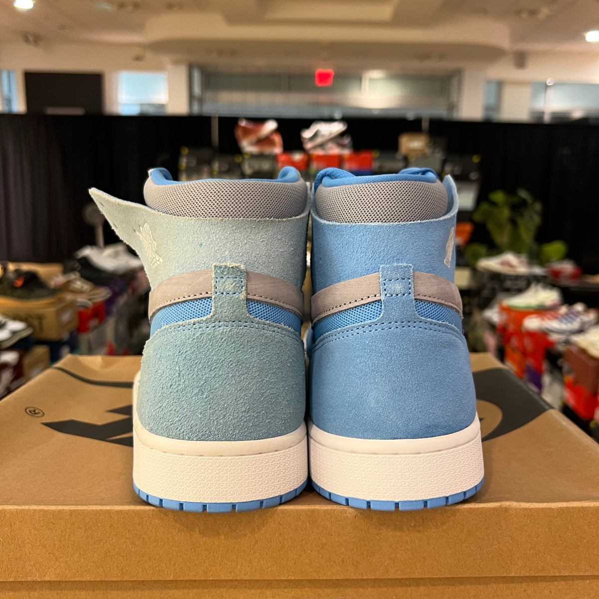 Jordan 1 High Zoom Air CMFT 2 Cement University Blue used yellowing