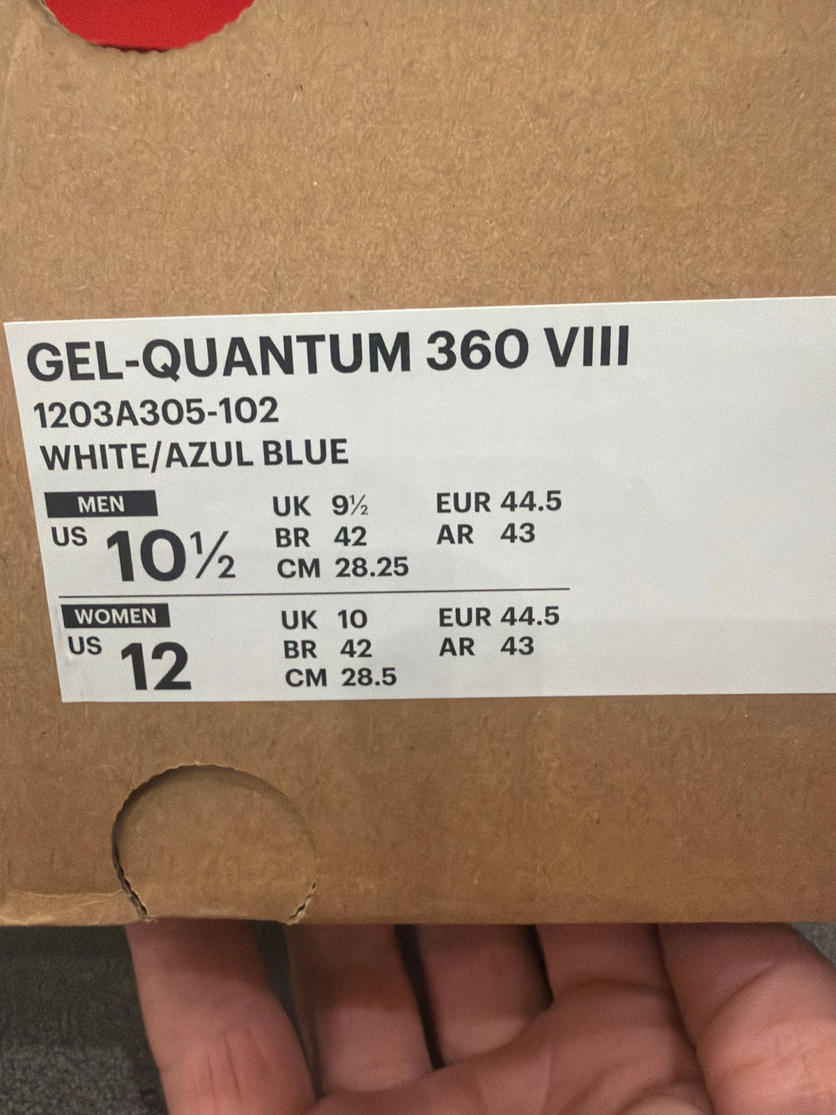 ASICS Gel-Quantum 360 VIII White Azul Blue